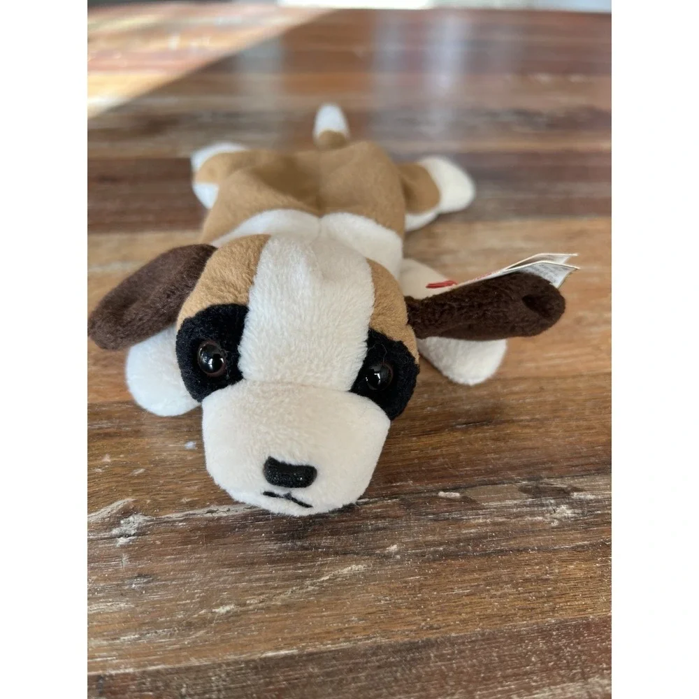 Ty Beanie Baby - BERNIE the St. Bernard Dog (8.5 Inch) NWT Stuffed Animal Toy